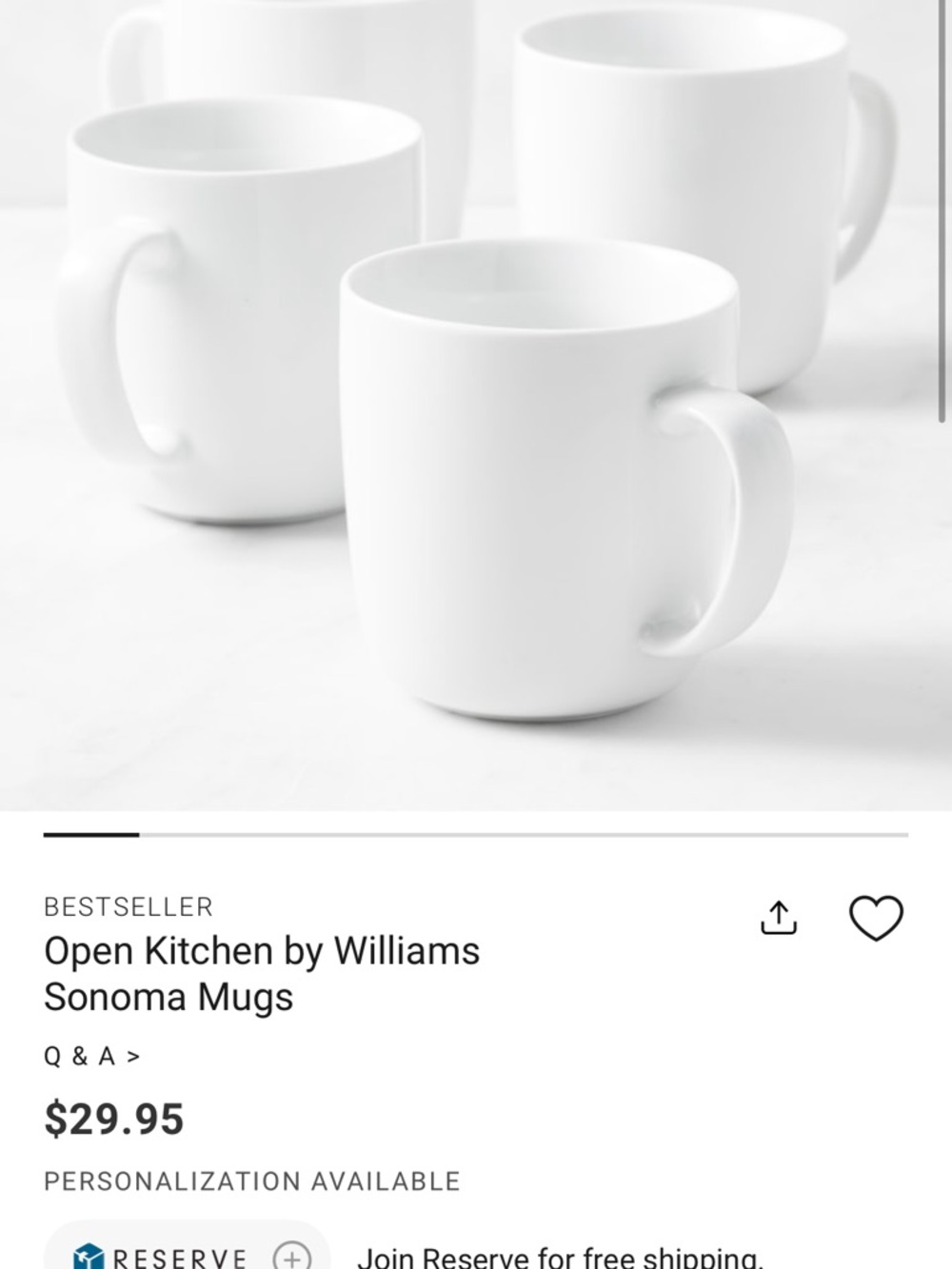 White Ceramic Mug - Set of 4 TIMES 2